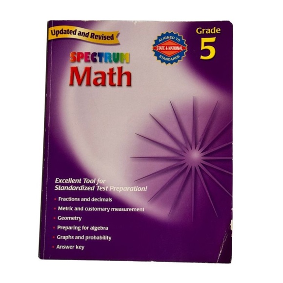 Set of 5 Spectrum Teaching Resources-5th grade- Math, ELA, Geography, Test Prep - Picture 6 of 11